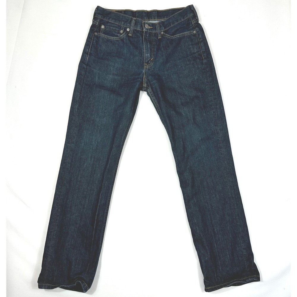 Levi's Strauss & Co Jeans Men's Straight Leg Dark Wash Blue 30x29